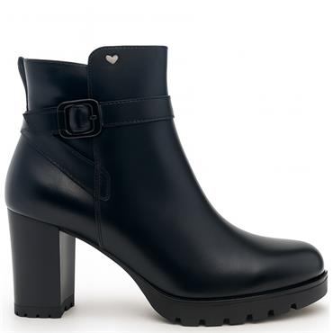 SUSST WOMENS ZIP ANKLE BOOT - BLACK
